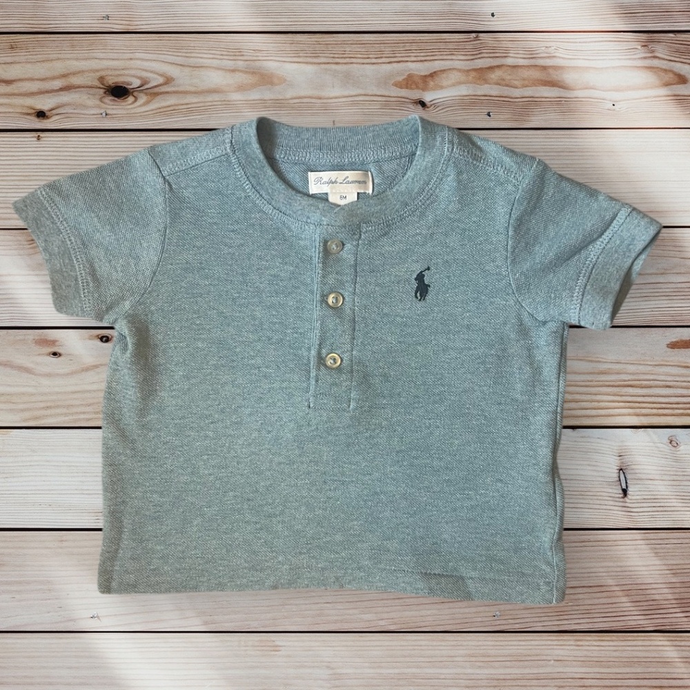 Ralph Lauren Baby Short-Sleeve Henley. Never worn.